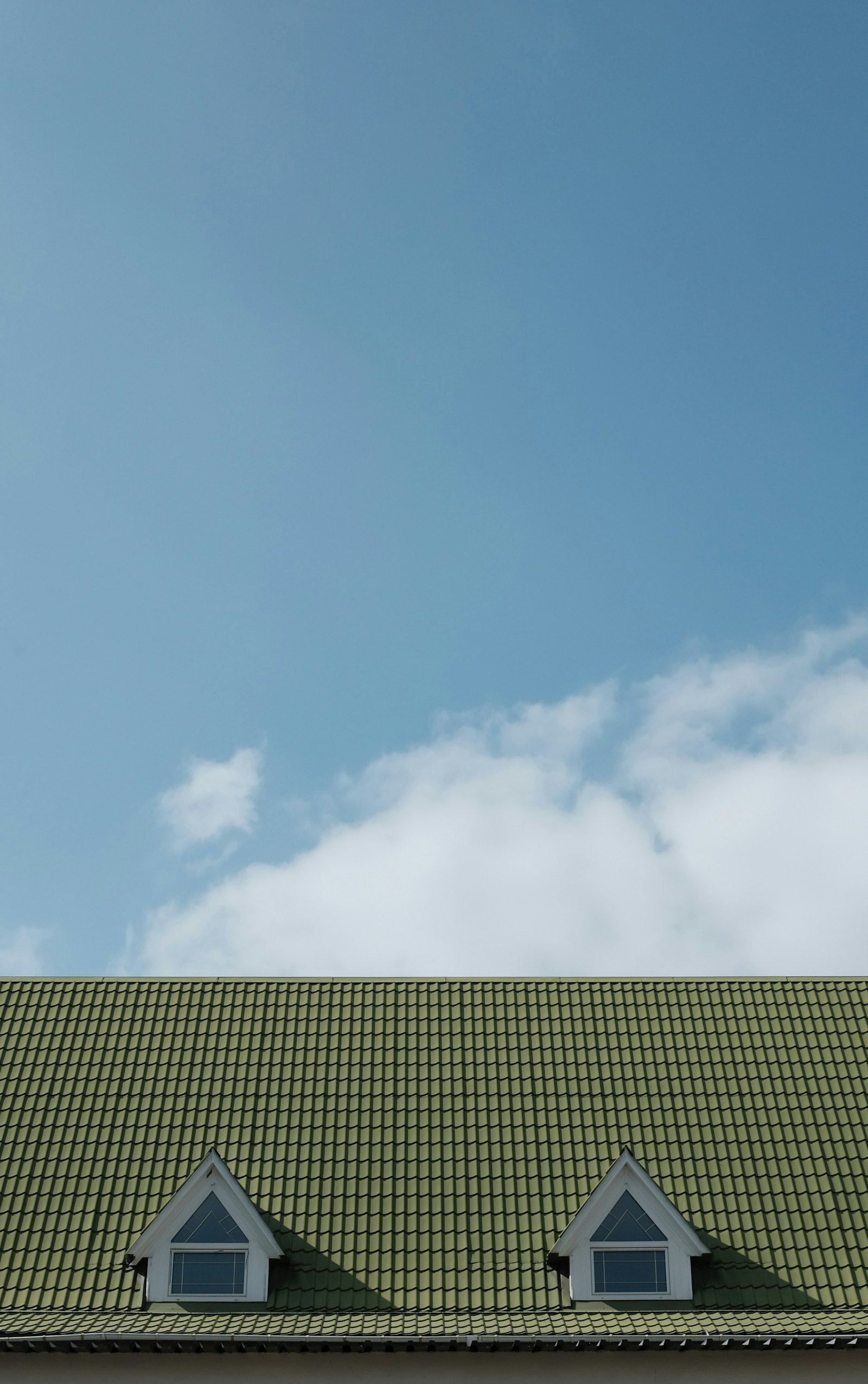 Hellend dak met dakkapellen en ruimte voor zonnepanelen